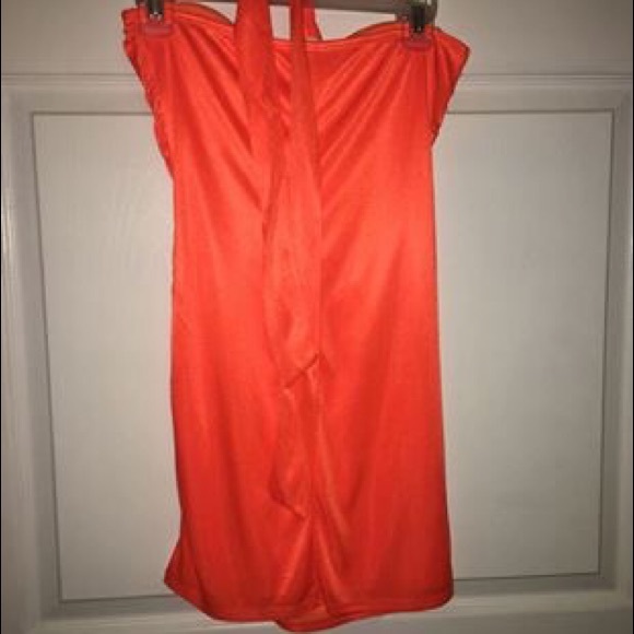 Short Neon Orange Dress! - Picture 1 of 2